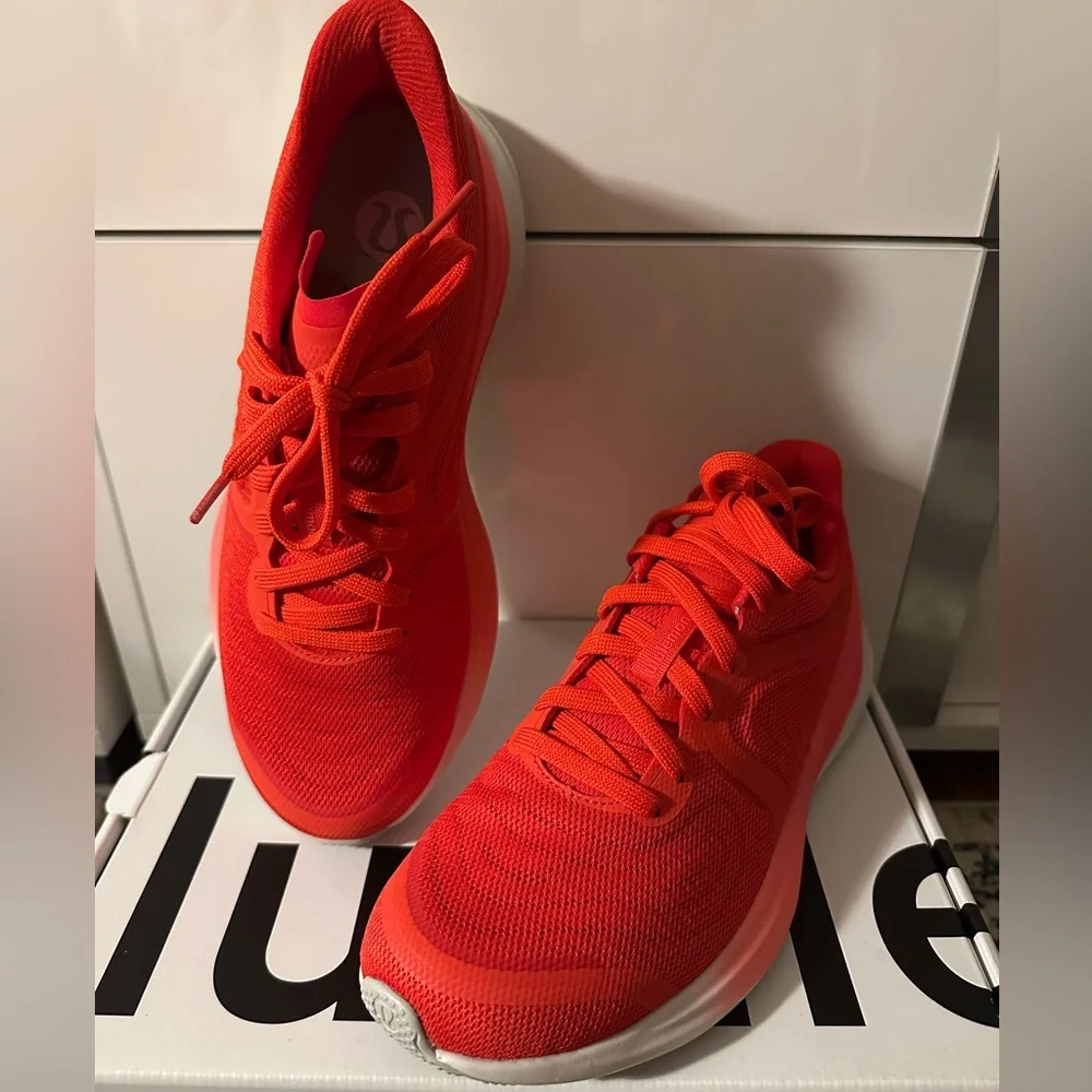 Lululemon Blissfeel Run 2 Bright Red Athletic Shoes